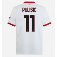 Maglia Calcio AC Milan Christian Pulisic #11 Seconda Divisa 2024-25 Manica Corta